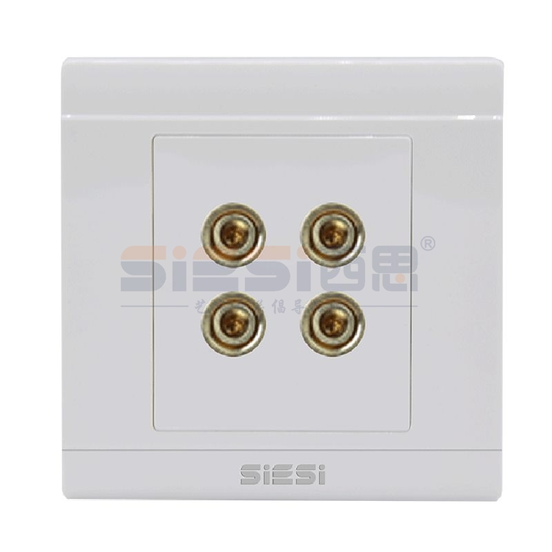 二位四孔音响插座