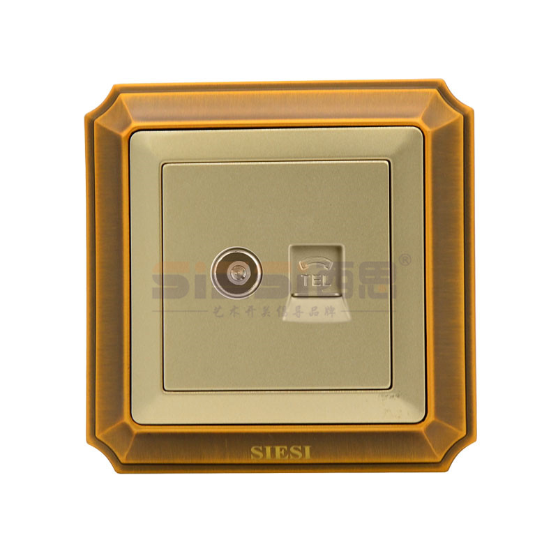 一位电视、电话插座